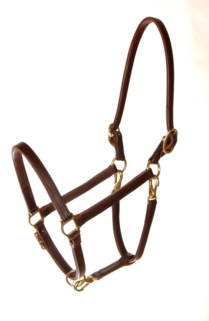 LEATHER (two-way) CONVERTIBLE HALTER - Click Image to Close